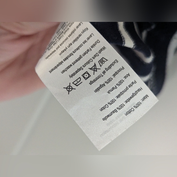 Joules Mariners premium grade stripes white navy size 8 - Picture 7 of 7